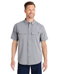 HUK H150183 Men's Creekbed Short Sleeve Shirt Front Thumbnail
