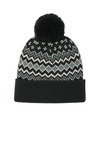 Port Authority C991 Alpine Pom Beanie Front Thumbnail