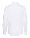 van heusen 13v5053 women's cotton/poly solid point collar shirt Back Thumbnail