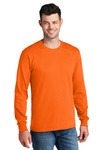 Port & Company PC54LS Long Sleeve Core Cotton Tee Front Thumbnail