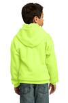 Port & Company PC90YH Youth Core Fleece Pullover Hooded Sweatshirt Back Thumbnail