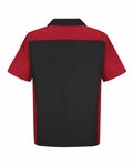 Red Kap SY20 Short Sleeve Ripstop Crew Shirt Back Thumbnail