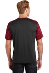 Sport-Tek ST371 CamoHex Colorblock Tee Back Thumbnail