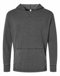 lat 6936 adult vintage wash fleece hooded sweatshirt Front Thumbnail