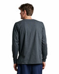 russell athletic 600lrus combed ringspun long sleeve t-shirt Back Thumbnail