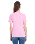 american apparel 2356w ladies' fine jersey short-sleeve v-neck Back Thumbnail