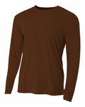 A4 N3165 Men's Cooling Performance Long Sleeve T-Shirt Front Thumbnail