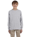 Jerzees 29BL Youth Dri-Power ® Active 50/50 Cotton/Poly Long Sleeve T-Shirt Front Thumbnail