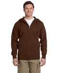econscious EC5650 Men's Organic/Recycled Full-Zip Hooded Sweatshirt Front Thumbnail