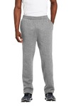 Sport-Tek ST257 Open Bottom Sweatpant Front Thumbnail