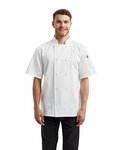 artisan collection by reprime rp656 unisex shirt-sleeve sustainable chef's jacket Front Thumbnail