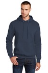 port & company pc78ht tall core fleece pullover hooded sweatshirt Front Thumbnail