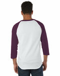 Champion T1397 Adult Raglan T-Shirt Back Thumbnail