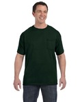 Hanes H5590 Authentic-T ® 100% Cotton T-Shirt with Pocket Side Thumbnail