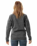 burnside 5901 ladies' sweater knit jacket Back Thumbnail
