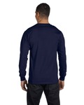Hanes 5286 Men's 5.2 oz. ComfortSoft® Cotton Long-Sleeve T-Shirt Back Thumbnail
