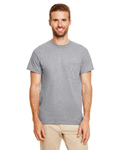 Gildan G830 Adult 50/50 Pocket T-Shirt Side Thumbnail