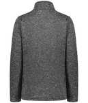 Holloway 223740 Ladies Alpine Sweater Fleece 1/4 Zip Pullover Back Thumbnail