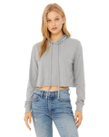 Bella + Canvas 8512 Ladies' Cropped Long Sleeve Hooded T-Shirt Side Thumbnail