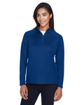 devon & jones dg440w ladies' stretch tech-shell® compass quarter-zip Back Thumbnail