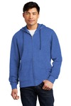 District DT6102 V.I.T. ™ Fleece Full-Zip Hoodie Front Thumbnail