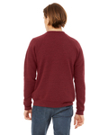 Bella + Canvas 3901 Unisex Sponge Fleece Crewneck Sweatshirt Back Thumbnail