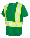 kishigo b200-b204 ev series® enhanced visibility contrast pocket t-shirt Side Thumbnail