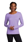 sport-tek lst710 ladies exchange 1.5 long sleeve crew Front Thumbnail