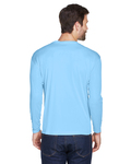 UltraClub 8422 Adult Cool & Dry Sport Long-Sleeve Performance Interlock T-Shirt Back Thumbnail