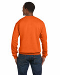 Hanes P1607 Unisex Ecosmart® 50/50 Crewneck Sweatshirt Back Thumbnail