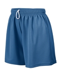 Augusta Sportswear 961 Girls Wicking Mesh Shorts Front Thumbnail
