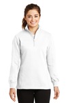 Sport-Tek LST253 Ladies 1/4-Zip Sweatshirt Front Thumbnail