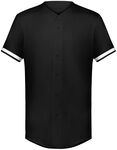 augusta sportswear 6909 cutter+ full button baseball jersey Front Thumbnail