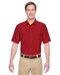 Harriton M610S Men's Paradise Short Sleeve Performance Shirt Front Thumbnail