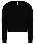 Just Hoods By AWDis JHA035 Ladies' Cropped Pullover Sweatshirt Front Thumbnail