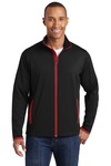 Sport-Tek ST853 Sport-Wick ® Stretch Contrast Full-Zip Jacket Front Thumbnail