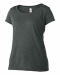 Tultex 0243TC Ladies' Scoop Blend Tee Front Thumbnail