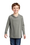 district dt139y youth perfect tri ® long sleeve hoodie Front Thumbnail