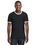 Next Level 3604 Unisex Ringer T-Shirt Front Thumbnail