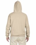 jerzees 996 adult nublend® fleece pullover hooded sweatshirt Back Thumbnail