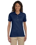 Jerzees 437W Ladies' 5.6 oz. SpotShield™ Jersey Polo Front Thumbnail