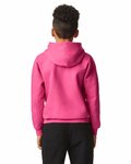 Gildan SF500B Youth Softstyle Midweight Fleece Hooded Sweatshirt Back Thumbnail