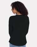 next level 3911nl ladies' relaxed long sleeve t-shirt Back Thumbnail