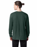 Hanes 5286 Men's 5.2 oz. ComfortSoft® Cotton Long-Sleeve T-Shirt Back Thumbnail