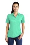 sport-tek lst520 ladies posi-uv ™ pro polo Front Thumbnail