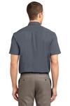 port authority tls508 tall short sleeve easy care shirt Back Thumbnail