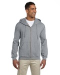 Jerzees 4999 Super Sweats NuBlend® Full-Zip Hooded Sweatshirt Back Thumbnail