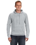 j america ja8915 adult vintage zen fleece pullover hood Front Thumbnail