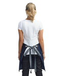 artisan collection by reprime rp128 unisex domain contrast denim waist apron Back Thumbnail