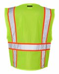 kishigo 1163-1164 ultra-cool™ solid front vest with mesh back Back Thumbnail